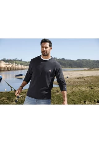 JAN VANDERSTORM Pullover HOLMER Dunkelblau – Bild 6