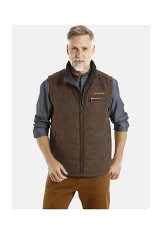 JAN VANDERSTORM Steppweste ELUF Braun – Bild 2