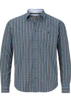 JAN VANDERSTORM Hemd LATHAM Blau