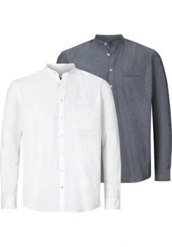 JAN VANDERSTORM Doppelpack Hemd HEIMIR Weiß