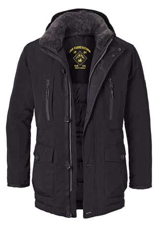 JAN VANDERSTORM Funktionsjacke BOTULFR Schwarz