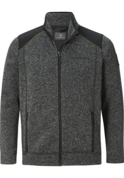 JAN VANDERSTORM Strickfleecejacke YUL Grau