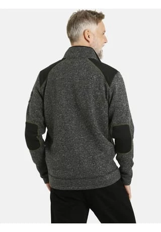 JAN VANDERSTORM Strickfleecejacke YUL Grau – Bild 3