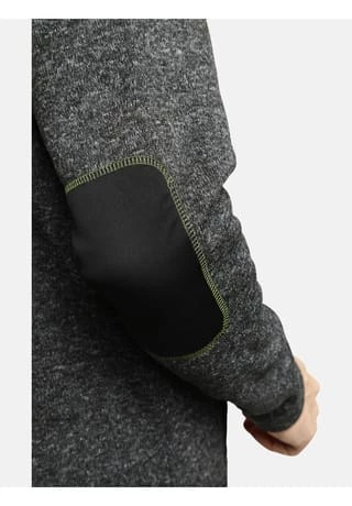 JAN VANDERSTORM Strickfleecejacke YUL Grau – Bild 4