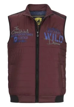 JAN VANDERSTORM Outdoorweste MAIKEN Dunkelrot