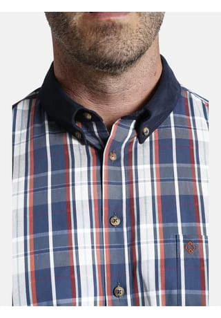 Charles Colby Hemd DUKE ROBERT Blau – Bild 8