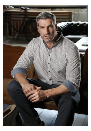 Charles Colby Hemd DUKE WALTER Hellbraun – Bild 7