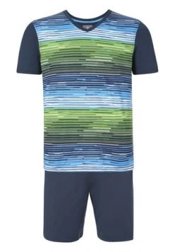 JAN VANDERSTORM Kurzer Schlafanzug AUDUN Dunkelblau