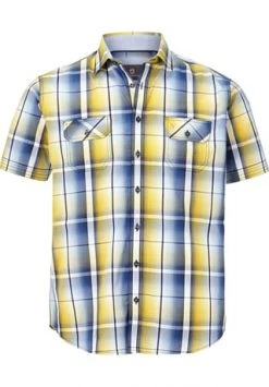 JAN VANDERSTORM Kurzarmhemd JARLE Dunkelblau