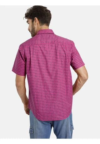 JAN VANDERSTORM Kurzarmhemd KELDAN Rot – Bild 3