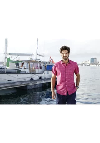 JAN VANDERSTORM Kurzarmhemd KELDAN Rot – Bild 6