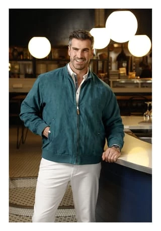 Charles Colby Blouson SIR BAXTER Grün – Bild 6