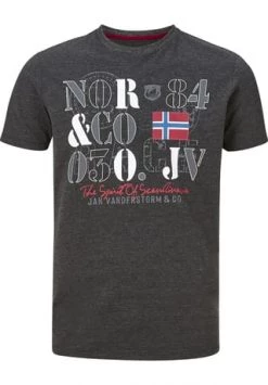 JAN VANDERSTORM T-Shirt RAGAN Dunkelgrau