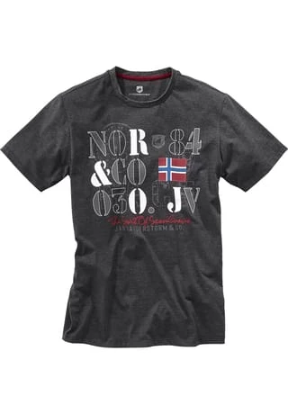 JAN VANDERSTORM T-Shirt RAGAN Dunkelgrau – Bild 5