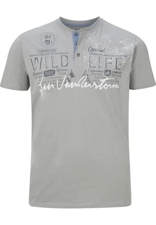 JAN VANDERSTORM T-Shirt REIDAR Grau