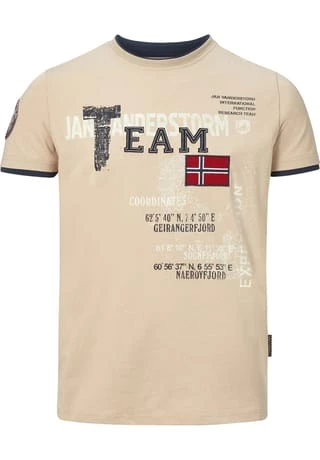 JAN VANDERSTORM T-Shirt SÖLVE Beige