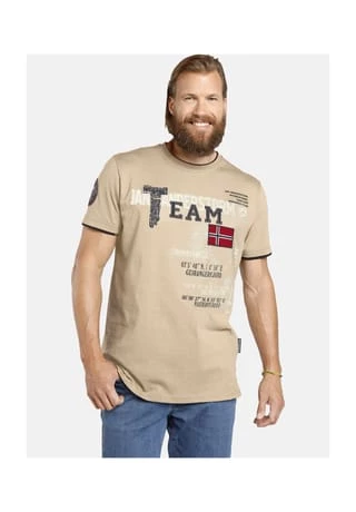 JAN VANDERSTORM T-Shirt SÖLVE Beige – Bild 2