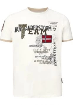 JAN VANDERSTORM T-Shirt SÖLVE Weiß