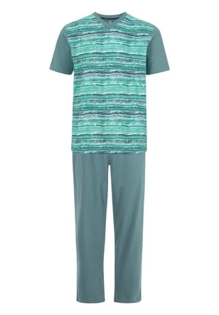 JAN VANDERSTORM Schlafanzug ELIS Petrol
