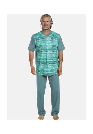JAN VANDERSTORM Schlafanzug ELIS Petrol – Bild 2