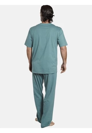 JAN VANDERSTORM Schlafanzug ELIS Petrol – Bild 3