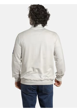 JAN VANDERSTORM Sweatshirt EERO Hellgrau – Bild 3