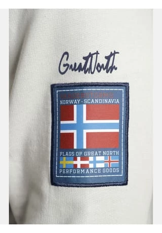 JAN VANDERSTORM Sweatshirt EERO Hellgrau – Bild 4