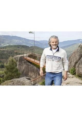 JAN VANDERSTORM Sweatshirt EERO Hellgrau – Bild 7