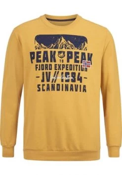 JAN VANDERSTORM Sweatshirt ISKKO Gelb