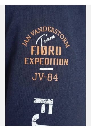 JAN VANDERSTORM Langarmshirt ELION Dunkelblau – Bild 4