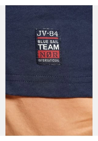 JAN VANDERSTORM Langarmshirt ELION Dunkelblau – Bild 6