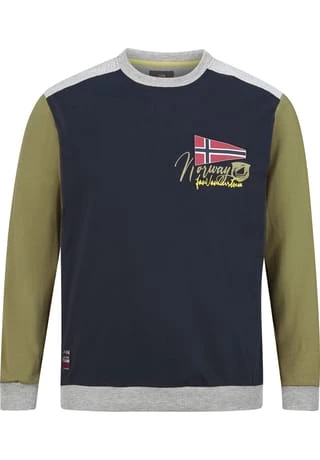 JAN VANDERSTORM Sweatshirt LASSE Dunkelblau