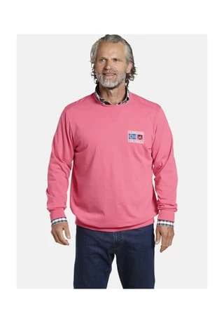 JAN VANDERSTORM Sweatshirt DEGENAR Pink – Bild 2