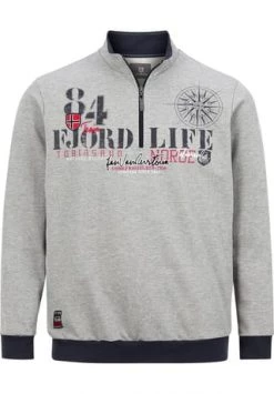 JAN VANDERSTORM Sweatshirt GUNTHARD Grau