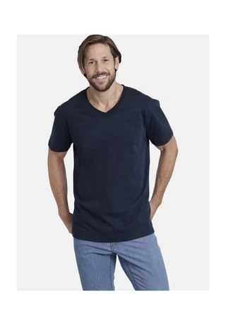 JAN VANDERSTORM Doppelpack T-Shirt OSMO Dunkelblau – Bild 3