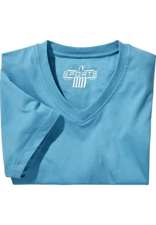 JAN VANDERSTORM Doppelpack T-Shirt OSMO Blau – Bild 7