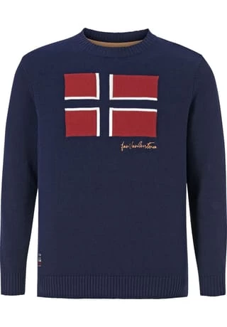 JAN VANDERSTORM Pullover BENTEIN Dunkelblau