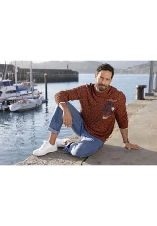 JAN VANDERSTORM Pullover THOROLF Orange – Bild 6