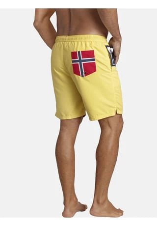 JAN VANDERSTORM Badeshort MARBOD Gelb – Bild 3