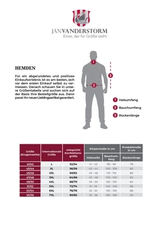 JAN VANDERSTORM Hemd ALFGARD Dunkelblau – Bild 9
