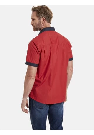 JAN VANDERSTORM Kurzarmhemd FAROLD Rot – Bild 3
