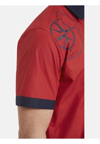 JAN VANDERSTORM Kurzarmhemd FAROLD Rot – Bild 7