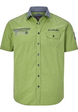 JAN VANDERSTORM Kurzarmhemd RUTGER Hellgrün