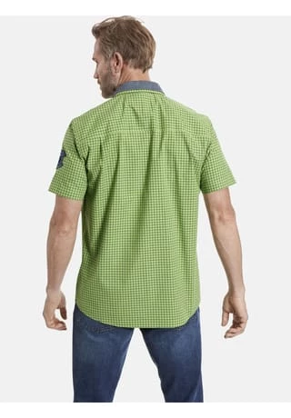 JAN VANDERSTORM Kurzarmhemd RUTGER Hellgrün – Bild 3