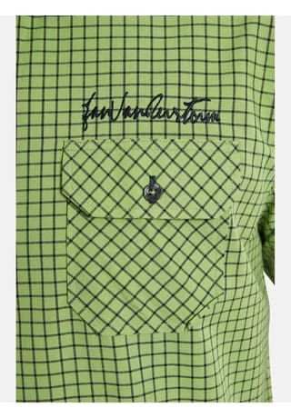 JAN VANDERSTORM Kurzarmhemd RUTGER Hellgrün – Bild 4