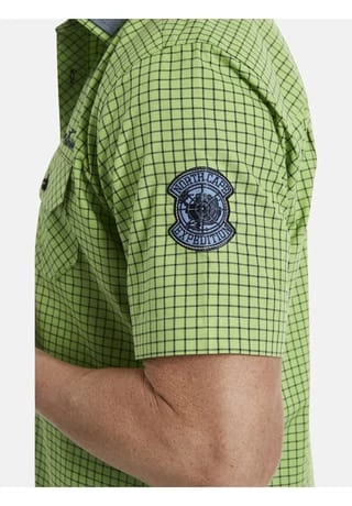 JAN VANDERSTORM Kurzarmhemd RUTGER Hellgrün – Bild 7