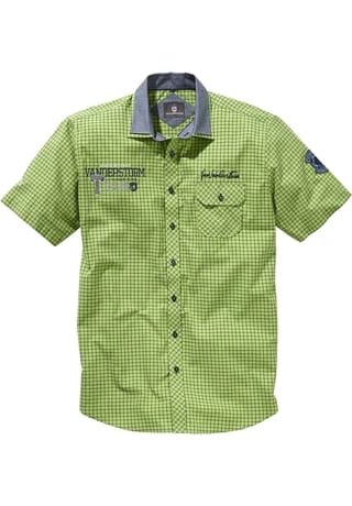 JAN VANDERSTORM Kurzarmhemd RUTGER Hellgrün – Bild 8