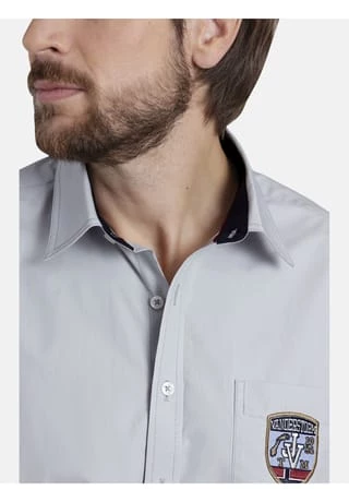 JAN VANDERSTORM Kurzarmhemd NORAK Hellgrau – Bild 6