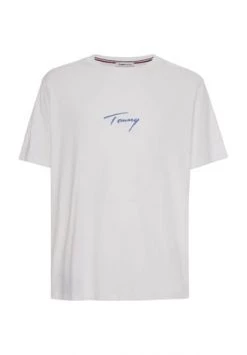 TOMMY HILFIGER T-Shirt, Print, Für Herren WHITE