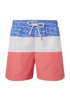 TOMMY HILFIGER Badeshort, Logo-Print, Für Herren SIGNATURE AOP IRIS